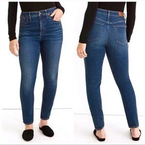MADEWELL Curvy High Rise Skinny Jeans Size 25 in Lanette Wash